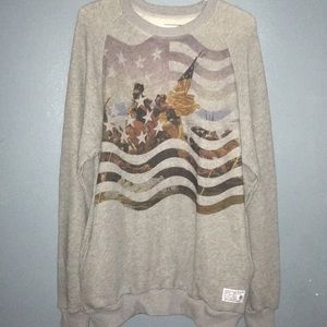 Crooks and castles gray sweater